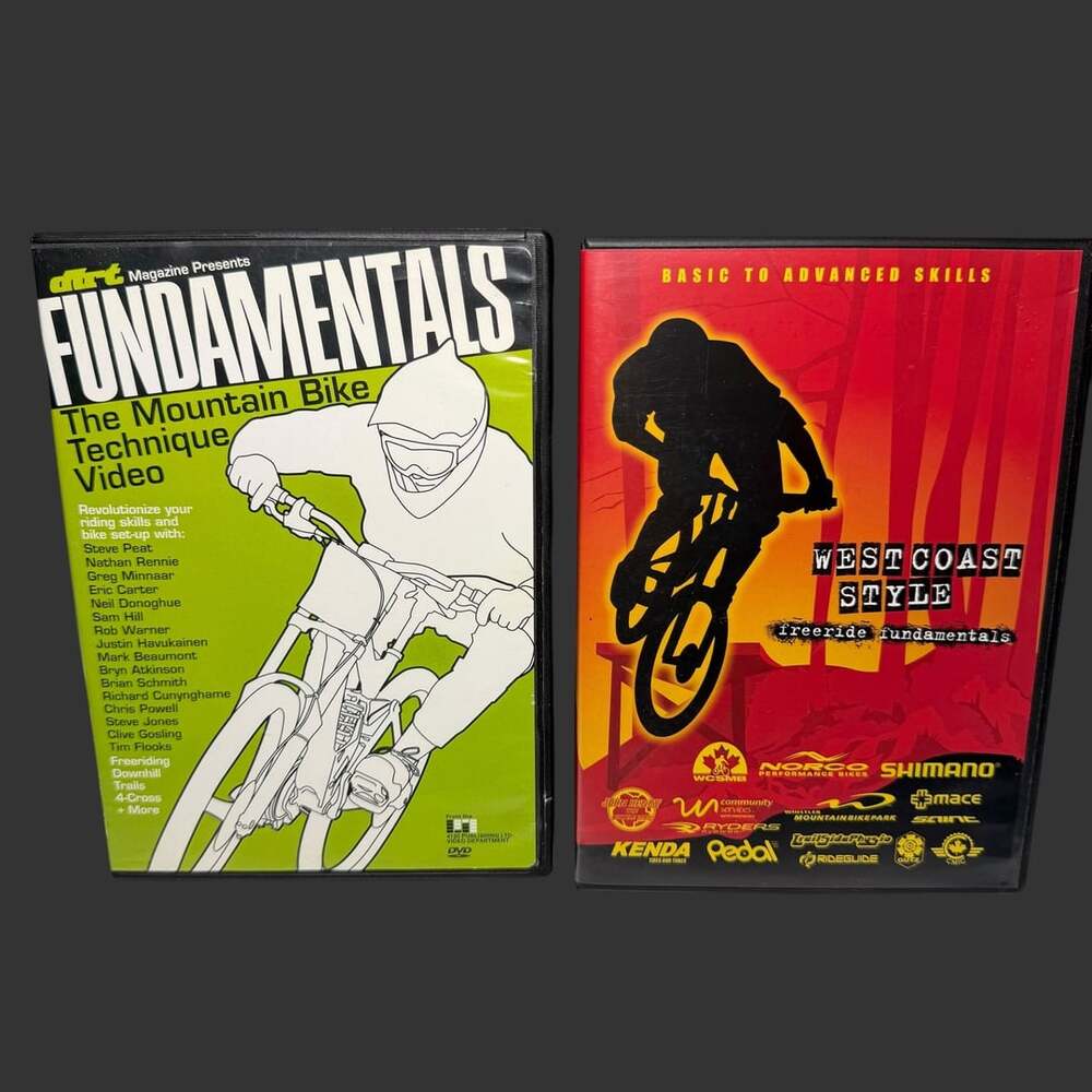 Fundamentals The Mountain Bike Technique Video and West Coast Style DVDs